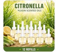 Scent-Hi Citronella Plug In Air Freshener Refill for AirWick & Glade Plugin