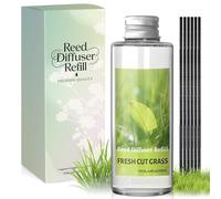 Scent-Hi Fresh Cut Grass Reed Diffuser Refill 200ml with 6 Reed Sticks