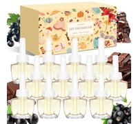Scent-Hi Plug-In Air Freshener Refills - 12 x 19ml in Black Currant, Wool Blanket, Hot Chocolate Scented Diffuser Refills for Bedroom, Living Room & Hallway, Compatible with Air Wick & Glade Plugin