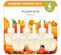 Scent-Hi Plug in Air Freshener Refills Suitable for Air Wick & Glade, Pumpkin Theme Scent Plug in Diffuser Refill Long lasting Fragrance 6 Pack