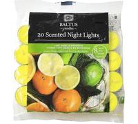Scented and Unscented Tealight Candle Packs - Available in Multiple Refreshing and Soothing Fragrances | 8Hr Long Lasting Burn Time | Home Decorative Accessory (Lime Basil & Mandarin)