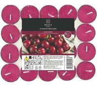 Scented and Unscented Tealight Candle Packs - Available in Multiple Refreshing and Soothing Fragrances | 8Hr Long Lasting Burn Time | Home Decorative Accessory (Black Cherry)