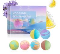 Scented Bath Balls, Natural Relaxing Set, Aromatherapy Bathing Product for Women Men Ladies Girls Boys Spa Lovers Date Night Birthday Holiday Travel Bathroom Restroom Hotel Relaxation Gift