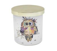 Scented Candle Cashmere & Silk Bug Art Otto Owl Hand Poured Aromatherapy Scent