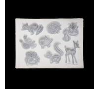 Scented Candle Molds, Epoxy Resin Casting Mould, Making Crafts, Fox, Squirrel, Pig, Candle for Crafts, Car Ornaments, Mould, Cube Release, Coaster Making Kit, Box