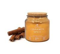 Scented Candle Queen 390g Jar Cinnamon Spice Aromatherapy Fragrance Single Wick