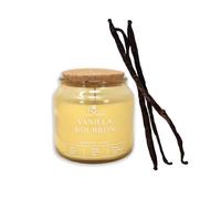 Scented Candle Queen 390g Jar Vanilla Bourbon Aromatherapy Fragrance Single Wick