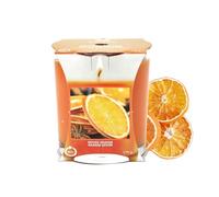 Scented Candle Spiced Orange 170g Single Wick 45hrs Glass Jar Gift Idea