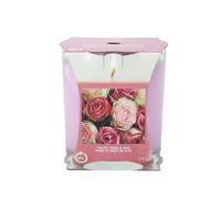 Scented Candle Velvet Rose & Oud 170g Jar Single Wick 45hrs Burn Time Glass Cup