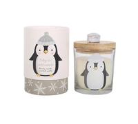 Scented Candle, Wildberry Fragrance, White and Purple (Frosty Vanilla Penguin Candle White (One Size))