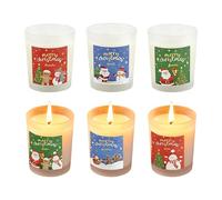 Scented Candles | Christmas Calming,Calming Serenity Scented Candle | for Home Decor Festival Bedroom Ambiance Evenings Bathroom Relaxation Decoration