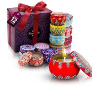 Scented Candles Gift Set - 12 Pack Soy Wax Candles with Peony, Lemon, Lavender, Rose, Jasmine, Vanilla, Gardenia & Mint - Long-Lasting Home Fragrance Candles