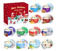 Scented Candles Gift Set for Women,12 Pack Natural Soy Wax 2.5oz Jar Candles Christmas Scented Candle for Women, Long Lasting Aromatherapy Candles Gift Set for Relaxation/Christmas Birthday/Valentines