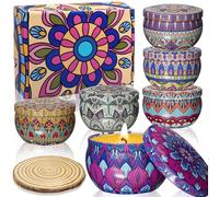 Scented Candles Gifts for Women | Aromatherapy Candles for Home | Presents for Mum | Birthday Gifts for Women | The Total Burning time is 114 Hour | 6 Coun