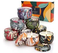 Scented Candles Gifts for Women, Aromatherapy Candles, Love Scented Candles Gift Set, Portable Travel Tin Candle, 8 Pack, Natural Soy Wax, Gift on Anniversary, Christmas, Birthday Mother's Day