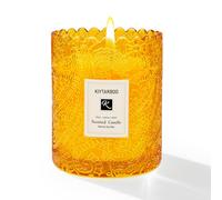 Scented Candles Gifts for Women,Peach, Jasmine, Vanilla Gifts Set Glass Jar 12.2 Oz /346g, Natural Soy Wax Candles 65 Hours Long Burning