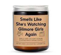 Scented Candles, Gil More Theme Soy Wax Vanilla Candle, Vanilla Candles with Lavender Fragrance for Living Room, Bedroom, Home Theater.