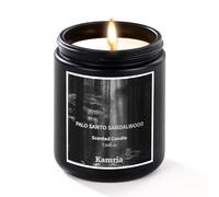 Scented Candles,Natural Soy Wax Aromatherapy Jar Candle Home décor Gift for Stress Relief,Meditation,Yoga,Relaxing SPA,Mens,Anniversary (Palo Santo Sandalwood)