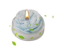 Scented Candles - Veratile Flower Design Scented Rose Candles | Peony Rose Candle, Rose Scented Aromatherapy Candle, Relaxing Aromatherapy Floral Candle for Meditation, Spa and Relaxing