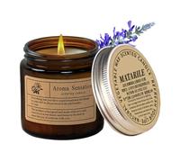 Scented Candles, with Long-Lasting Burn, 6.5x6.7cm, Serenity Candle Jar, Calming Romantic Air Freshener, Romantic and Cozy Ambiance for Bedroom, Bathroom, Home, and Stress Reliefs