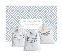 Scented Drawer Liners in Blue Lily & Bergamot with Natural Moth Repellent Scent Bags - Fresh Wardrobe Aromatics, Eco-Friendly Fabric Protection, Made in Britain