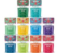 Scented Epsom Bath Salts 1kg (Pack of 2) - Essential Oil Infused Fragrances | Natural Magnesium Sulphate | Relaxing Bath & Foot Soak for Calm, Sleep & Muscle Relief