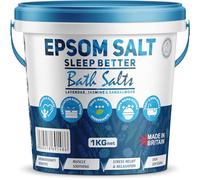 Scented Epsom Bath Salts 1kg - Sleep Better with Lavender, Jasmine & Sandalwood Essential Oils | 100% Natural Magnesium Sulphate | Infused Bath & Foot Soak for Sleep, Stress Relief & Muscle Recovery