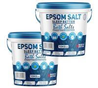Scented Epsom Bath Salts 20kg - Sleep Better with Lavender, Jasmine & Sandalwood Essential Oils | 100% Natural Magnesium Sulphate | Infused Bath & Foot Soak for Sleep, Stress Relief & Muscle Recovery