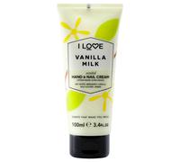 Scented Hand and Nail Cream - Vanilla Milk by I Love Cosmetics for Women - 3.4 oz Cream