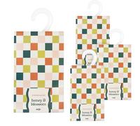 Scented Hanging Sachet - Set of 4 Honey and Blossom - Chess Design