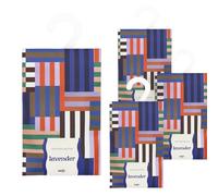 Scented Hanging Sachet - Set of 4 Lavender - Multicoloured Design