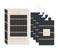 Scented Hanging Sachet - Set of 4 Sage and Sandalwood - Blue Design