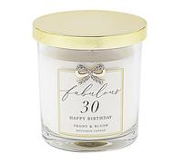 Scented Happy Birthday Candles, Lovely Boutique Fragrance, Madelaine by Hearts Design (30th Birthday 6717)