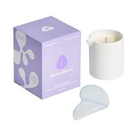 Scented Massage Candle - Orange & Lavender - Includes Massage Stone - 40h Burn Time
