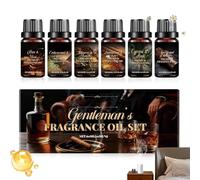 Scented Oils | 6 Piece Cold Pressing Air Freshener Long-Lasting,Diffuser Oils Scents - for Home Car Perfume Candle Making Soap Sauna Hair Shampoo Bath