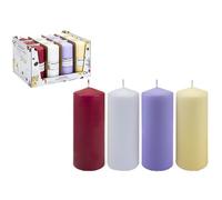 SCENTED PILLAR CANDLE 15CM 4 ASSORTED SCENTS