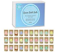 Scented Pure Epsom Salts | Magnesium Sulphate Bath Spa Salt | 30x35G Variety Gift Hamper Box Pack by PSN | Ideal for Relieving Sore Muscles | Reduces Inflammation
