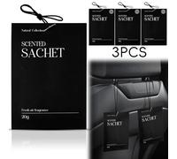 Scented Sachet for Car, Car Fresheners Long Lasting, Fragrances for Hanging, New Car Smell Air Freshener from Natural Plant Extracts, Fresh Sachets Bags for Room, Wardrobe, Drawer and Closet