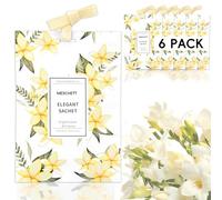 Scented Sachets for Wardrobes and Drawers, Long-Lasting Wardrobe Fresheners, Hanging Potpourri Scented Sachet for Bathroom, Drawer Liners and Car, Home Fragrance and Room Fragrance, Freesia