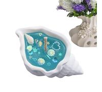 Scented Shell Candle - Handmade Shell-Shaped Soy Wax Candle with Sandalwood Fragrance | Long-Burn Home Candle | Elegant Aromatherapy Candle for Bedroom, Bathroom and Living Room