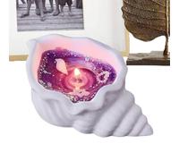Scented Shell Candle - Handmade Shell-Shaped Soy Wax Candle with Sandalwood Fragrance | Long-Burn Home Candle | Elegant Aromatherapy Candle for Bedroom, Bathroom and Living Room