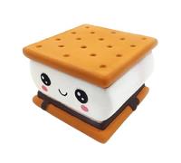Scented Squishy Toy - Soft Cookie Sandwich Stress Relief | Realistic Food Squishies for Kids & Adults | Cute Collectible Fidget Toy with Sweet Aroma