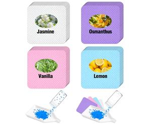 Scented Static Control Sheets for Diamond Art Beads Storage - 100 Sheets Anti-Static Film for Diamond Painting Beads, Keep Drills Organized - Diamond Painting Accessories and Tools (4 Scents)