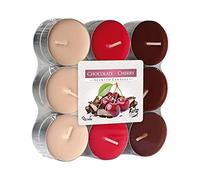Scented Tea Lights - Chocolate Cherry - Christmas Scent - Scented Tea Lights Christmas - Pack of 18