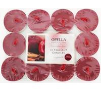 Scented Tea Lights Pack of 12 Candles tealights (Apple & Cinnamon)