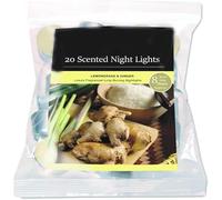 Scented Tealights Candle Packs with 8 Hours Burning Time - Long Lasting Natural Wax Melts/Tarts Available in Refreshing Fragrances, Decorative Accessories and Gift Packs (Lemon Grass & Ginger)