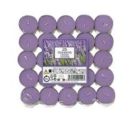 Scented Tealights Candles Bulk - 25 Count, 4 Hour Burn Time, Highly Fragranced Wax Tealights for Warmers, Romantic Dinners, Events & Everyday Relaxation (Lavender)