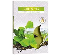 Scented Tealights Candles Pack of 6 Burning time ~4hrs each Green Tea (Green Tea)