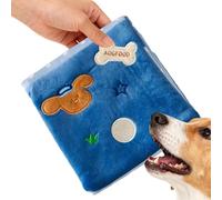 Scented Training Mat to Enrich Your Dog - Foldable Treat Dispenser for Pets, Mental Stimulation Thinking Game | Washable Fleece Activity Blanket, Interactive Chew Toy