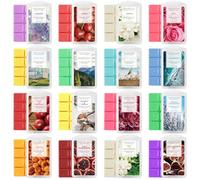 Scented Wax Melts Gift Set for Candle Warmer Burner Christmas Soy Wax Melts With 16 Scents Winter Cedar Pumpkin Apple & Cinnamon Coconut & Vanilla Fresh Linen Lavender Rose Lavender Wax Melts
